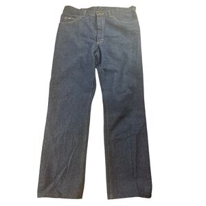 Lee Jeans Men Classic Straight Leg Dark Wash Denim Pants Size 36 x 32